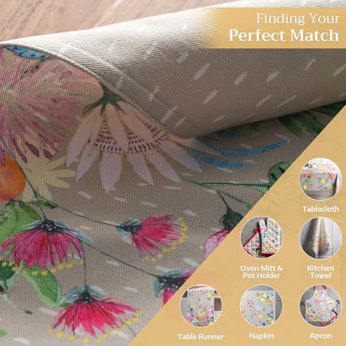 Maison d' Hermine Placemats Set of 4 Reusable 100% Cotton (13"x19")