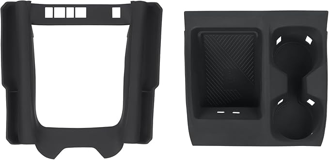 Central Control Silicone Storage Box for 2024-2026 Nissan Patrol Y63 Xe Se Titanium Se Platinum City Central Control Panel Tray Organizing Box Interior Modification Accessories (Chassis-Free Lifting)