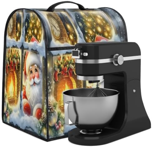 Christmas Kitchen Aid Cover Foldable Washable Stand Mixer Dust Cover