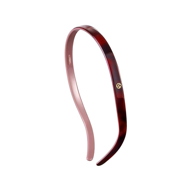 EVITA PERONI Hair Band for Eyewear, No Pressure, Non Slip Fashion Thin Headbands for Women - Bordeaux Red - Hairband for Women's Hair