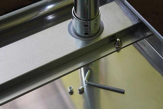 AmGood 72" Long x 36" Deep Stainless Steel Table with Casters