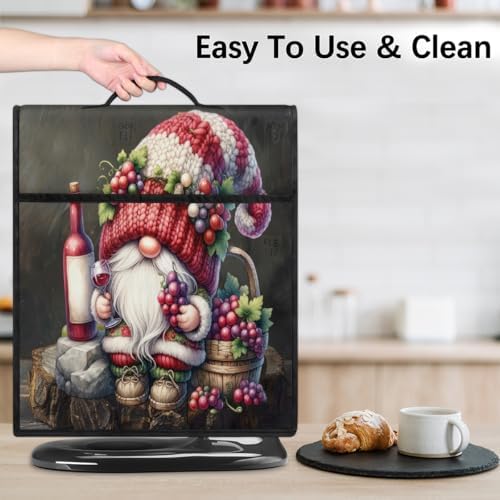 Red Wine Kitchen Aid Covers Foldable Washable Stand Mixer Dust Cover