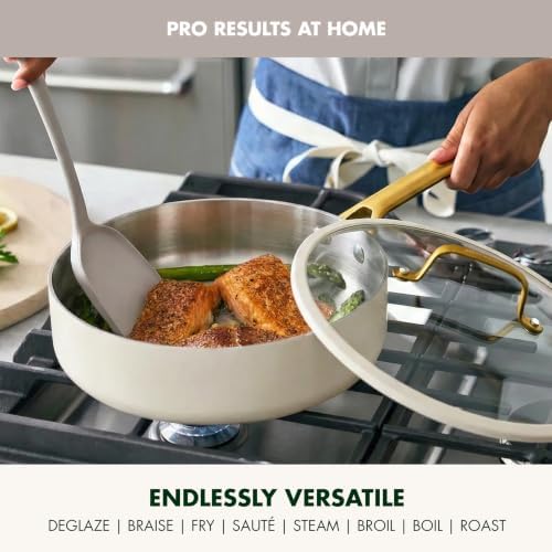 GreenPan Stainless Steel Tri-Ply Reserve 12 Piece Cookware Pots & Pans Set