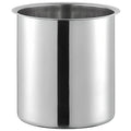 OCS Parts 3.5 Quart Bain Marie Pot | 7-3/4" x 5-11/16" Stainless Steel Pot for Warm or Cold Food, Sauces, Soups, or Organizing Cooking Utensils