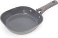8 Inch Ceramic Nonstick Frying Pan Skillet - Dual Ceramic Coating (Inside & Outside), PFAS & PFOA-Free, Induction Compatible, Dishwasher Safe, Stay-Cool Handles, Eco-Friendly & Non-Toxic Cookware