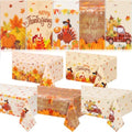 Preboun 30 Pcs Fall Thanksgiving Tablecloth Disposable 54 x 108 in, Turkey
