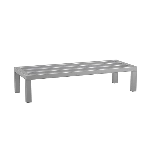 36'' x 14'' x 8'' Aluminum Dunnage Rack - 1350 lb. Capacity