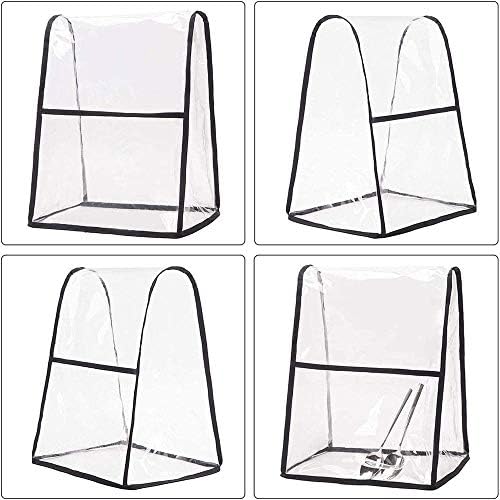 Transparent Cover for KitchenAid Stand Mixer, Large Size Covers with Organizer Bag Compatible 4.5-6 Quart KitchenAid Mixer, Fits All Tilt Head & Bowl Lift Models(Clear)