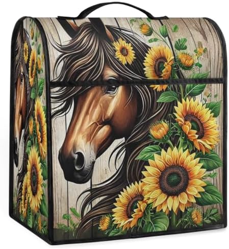 Horse Animal Kitchen Aid Covers Foldable Washable Stand Mixer Dust Cover