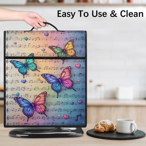 Butterfly Retro Kitchen Aid Covers Foldable Washable Stand Mixer Dust Cover