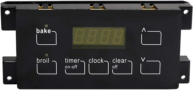 316455410 Range Oven Control Board for Electrolux Kenmore, Gas Range 7 Button Control Board Clock 5304518661 316222800