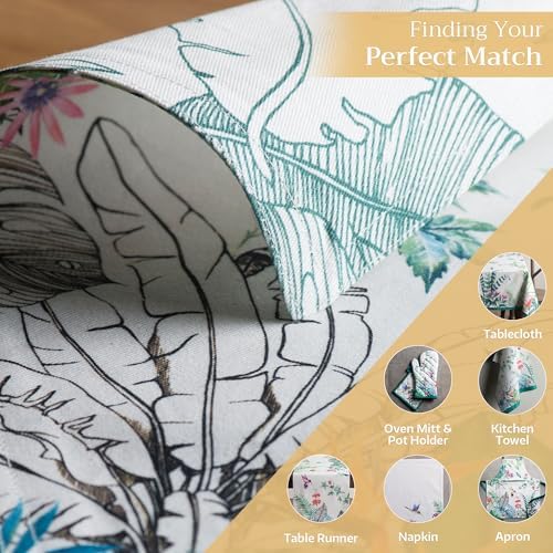 Maison d' Hermine Placemats Set of 4 Reusable 100% Cotton (13"x19")