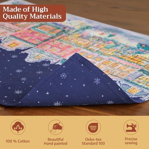 Maison d' Hermine Placemats Set of 4 Reusable 100% Cotton (13"x19")