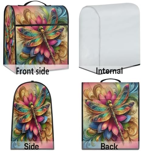 Animal Dragonfly Kitchen Aid Cover Foldable Washable Stand Mixer Dust Cover