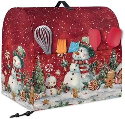 Christmas Snowman Mixer Covers Kitchen Counter Mixer Parts & Accessories Christmas Decor Kitchen Kid Mixer Cover