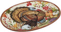 Harvest Blessings Ceramic Oval Turkey Platter – The perfect showpiece for Thanksgiving, this festive platter beautifully presents turkey, roasts, or holiday favorites with seasonal charm