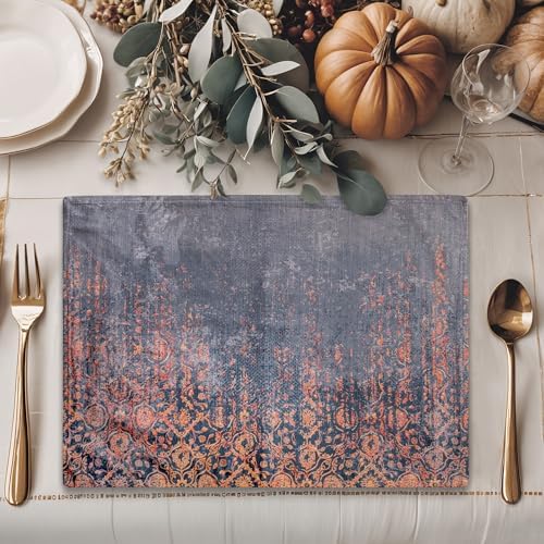 Maison d' Hermine Placemats Set of 4 Reusable 100% Cotton (13"x19")