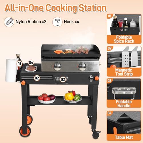 Outdoor Grill Table for Blackstone Griddle 17/22 inch
