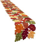 Simplebrand Harvest Fall Table Runner 120 Inches Long for Thanksgiving