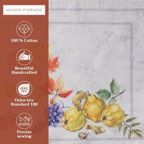 Maison d' Hermine Placemats Set of 4 Reusable 100% Cotton (13"x19")
