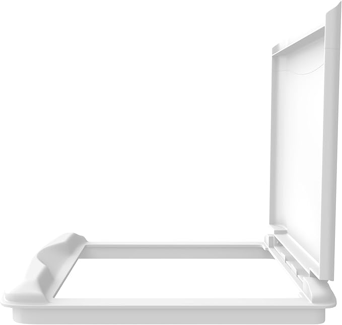 Rev-A-Shelf 35 Qt Under Sink Garbage Can Lid for Base Kitchen and Bathroom Cabinet, Replacement Plastic Trash Bin Lid Only, White, RV-35-LID-1