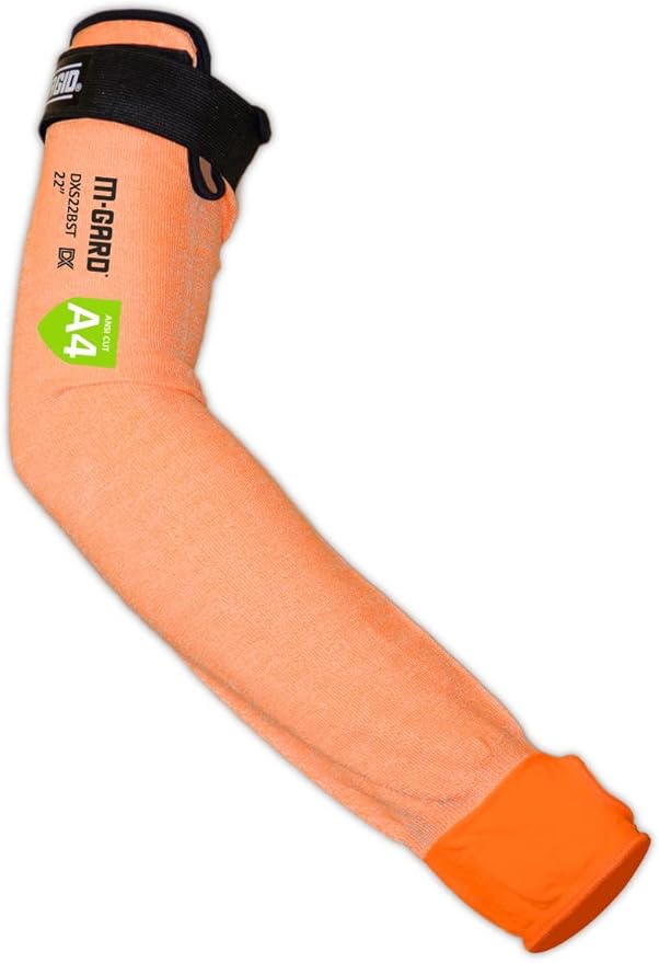 MAGID M-GARD DX Technology ANSI A4 Cut-Resistant Arm Sleeve with Thumb Slot, 30 Pairs, (DXS)