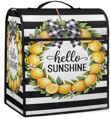 Summer Lemon Kitchen Aid Covers Foldable Washable Stand Mixer Dust Cover