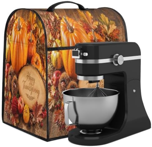 Thanksgiving Kitchen Aid Cover Foldable Washable Stand Mixer Dust Cover