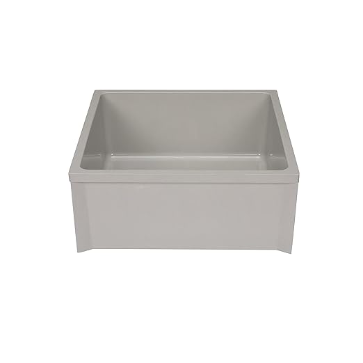 Zurn Z1996-24 Z1996 24" x 24" Mop Basin with PVC Drain Assembly