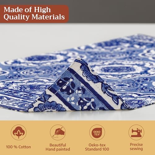 Maison d' Hermine Placemats Set of 4 Reusable 100% Cotton (13"x19")