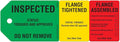 INCOM Manufacturing 3-Stage Flange Tags, Heavy Duty All-Weather DuraPly™, Waterproof and Tear-Resistant, 2.75 inch x 7.9 inch, 100 Pack, TG8033PT100