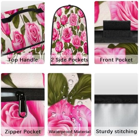 Rose Pink Kitchen Aid Covers Foldable Washable Stand Mixer Dust Cover