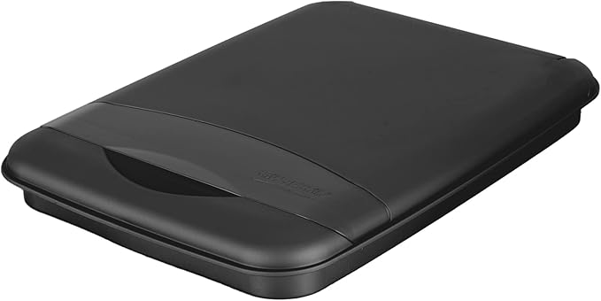 Rev-A-Shelf 35 Quart Garbage Can Lid for Base Kitchen and Bathroom Cabinet, Replacement Plastic Trash Bin Lid Only, Black, RV-35-LID-18-1