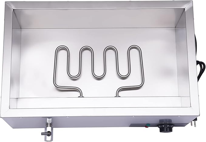 Electric Bain Marie Food Warmer, 600W 4-Pan Commercial Steam Table Food Warmer, 17Qt Portable Countertop Restaurant Buffet Steam Table 86-185℉ Temp Range for Parties, Caterings, Buffets