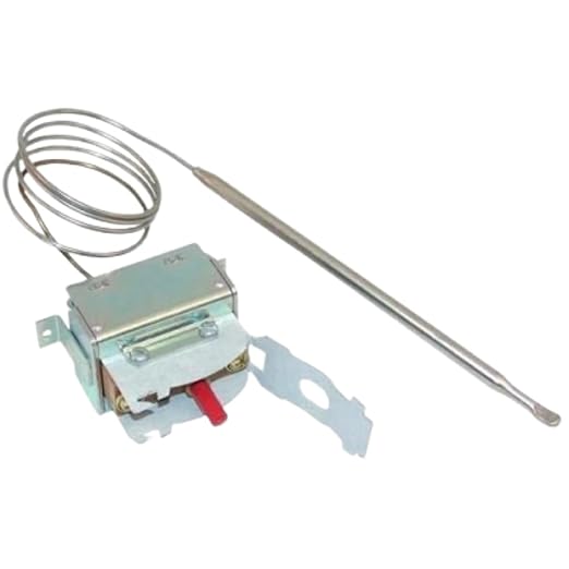 344523-1 Fryer Safety Thermostat - for Vulcan Hart Cooking Appliance Accessories CK20 CK40 CK50 CK831 DK40 DH42 DK55 DK831-1/4, 6-1/2 30 Temp 490 Fixed Bulb 1/4" 6-1/2" Nickel Cap 30" BRKT 6