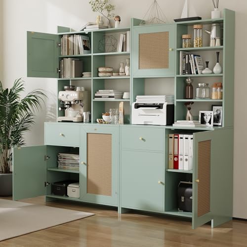 IDEALHOUSE Kitchen Pantry Cabinet with Adjustable Shelf