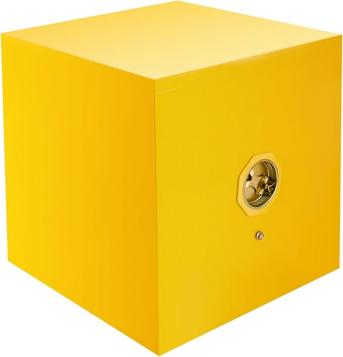 13x13x13in Flammable Liquid Storage Cabinet, Lockable Chemical Fireproof Cabinet, Explosion Proof Hazardous Storage Cabinets, Industrial Safety Cabinet for Commercial Home, 2 Gallon