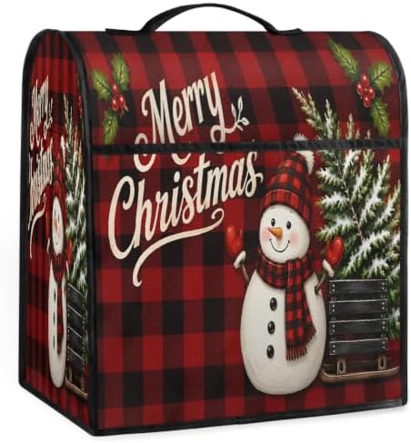 Christmas Kitchen Aid Cover Foldable Washable Stand Mixer Dust Cover