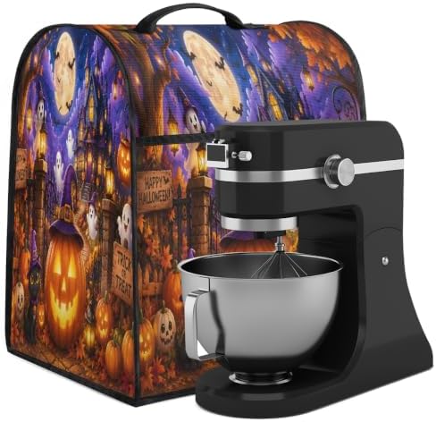 Halloween Kitchen Aid Cover Foldable Washable Stand Mixer Dust Cover