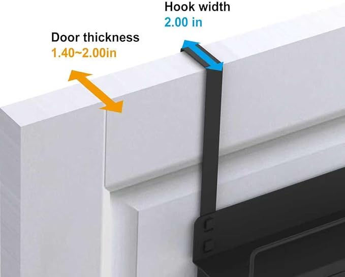 Handheld Garment Steamer Stand with Ironing Gloves Universal Organizer Wall Mounted/Over the Door Free-Standing Metal Holder Bathroom Storage DIY Cabinet Door Heat Safe Rack (Black)
