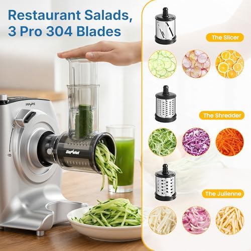 Electric Dough Mixer, Stand Mixer with Meat Grinder, Juicer