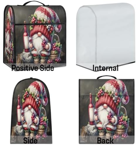 Red Wine Kitchen Aid Covers Foldable Washable Stand Mixer Dust Cover