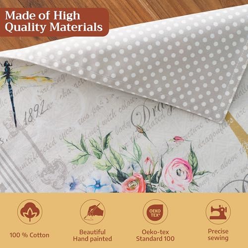 Maison d' Hermine Placemats Set of 2 Reusable 100% Cotton (13"x19")