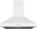 Hauslane Wall Mount Range Hood 30 Inch, Pro Model, Matt White Stainless Steel Range Hood, Strong Suction, Changeable LED Lamps, 6” Duct or Ductless, Kitchen Hood Vent, Stove Hood Vent