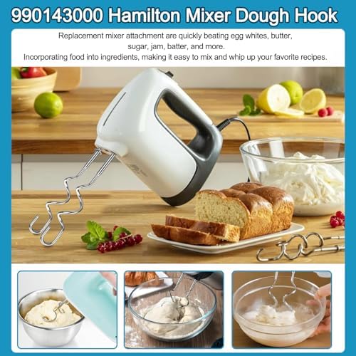 Hand Mixer Dough Hook 990143000 for Hamilton Beach Hand Mixer Attachment