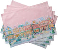 Maison d' Hermine Placemats Set of 4 Reusable 100% Cotton (13"x19")