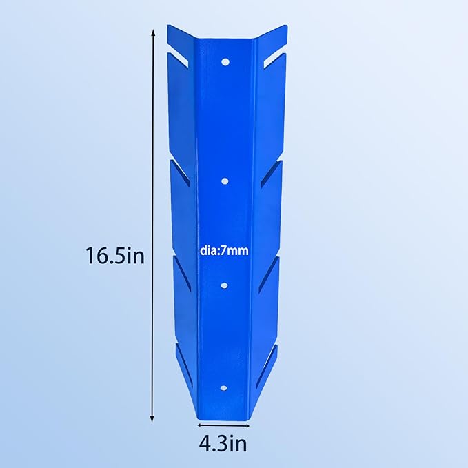 Car Dolly Dock, Heavy Duty Vehicle Dolly Rack Wall Mount, 4-Slot Design for Quick Garage Organization, Ideal Auto Wheel Dolly Holder for Industrial & Home Workshops and Garages (4-Slot)
