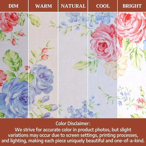 Maison d' Hermine Placemats Set of 4 Reusable 100% Cotton (13"x19")