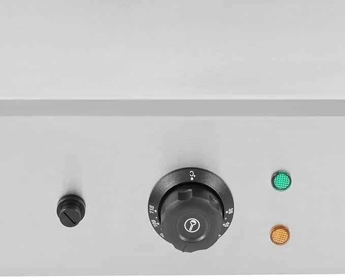 Commercial Food Warmer Stainless Steel Bain Marie Buffet Food Warmer Steam Table Electric Countertop Steam Table Container with 86-185°F Temp Control for Catering Restaurants (6 Pans)