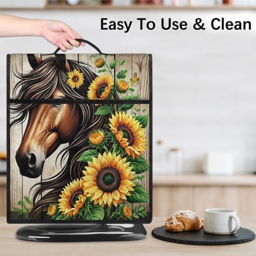 Horse Animal Kitchen Aid Covers Foldable Washable Stand Mixer Dust Cover